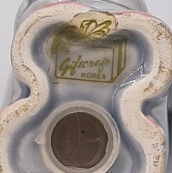 Vintage Adorable Elephant Salt & Pepper Shakers Gift Craft Korea Original Sticke - Picture 8 of 8